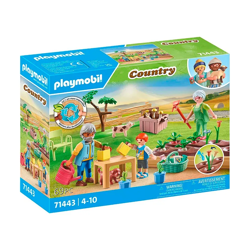 Playmobil Country 71443 Huerto con Abuelos