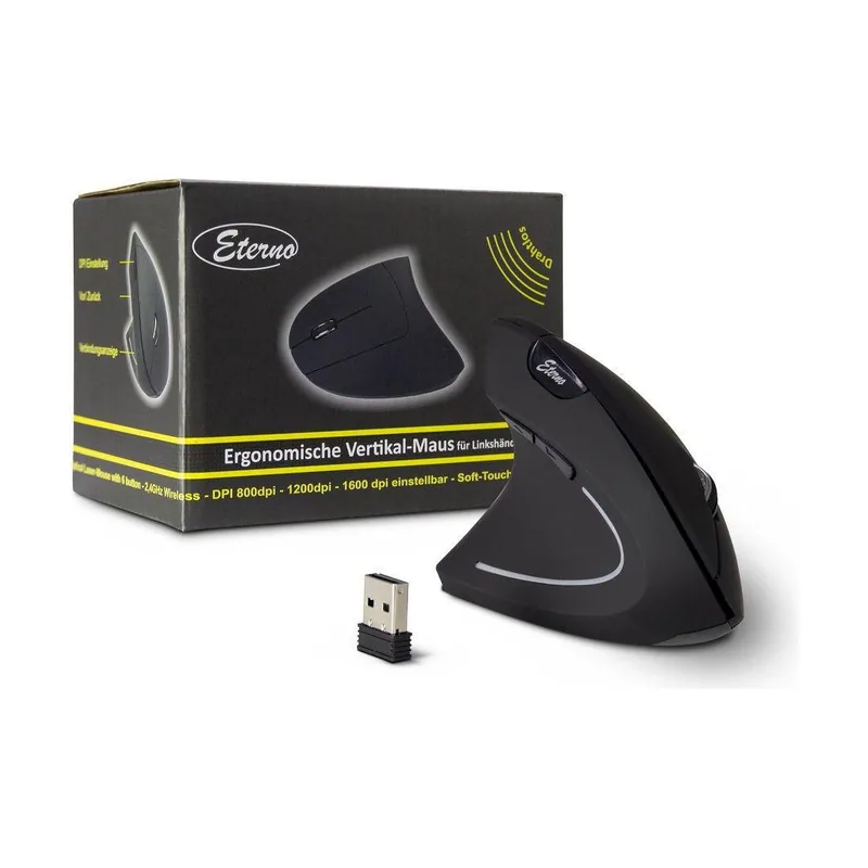 KM-206L ratón Oficina Ambidextro RF