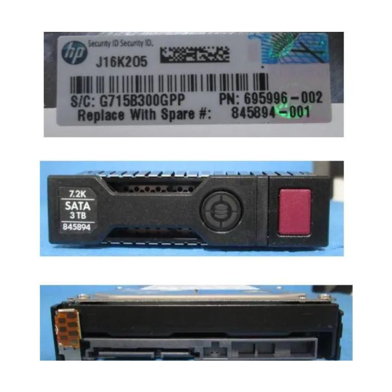 845894-001 disco duro interno 3 TB 7200 RPM