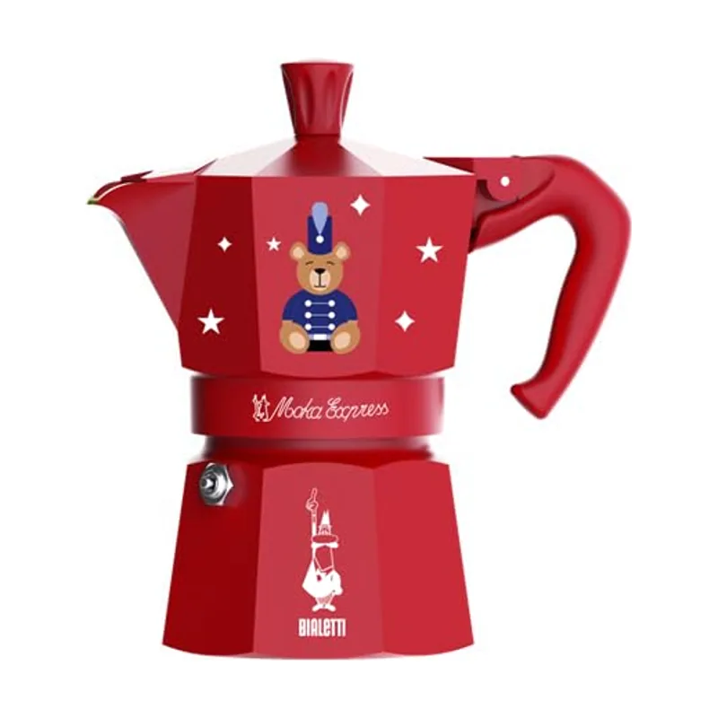 Moka Express 3TZ rosso Joyful Memories