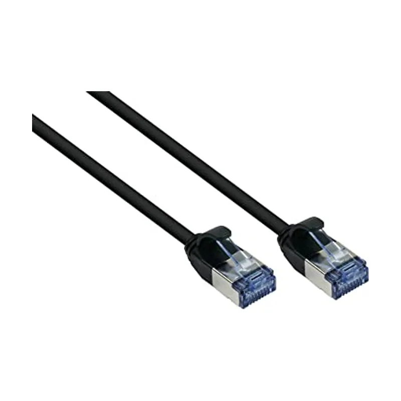 Alcasa 8060-HS005S cable de red Negro 0,5 m Cat6a U/FTP STP