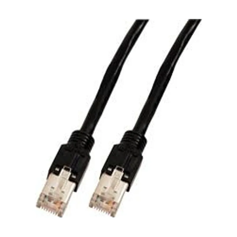 1m Cat.5e cable de red Negro Cat5e