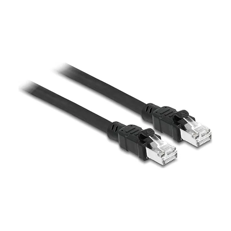 Cable de red RJ45 Cat.6A F/UTP con revestimiento metálico interior 1 m