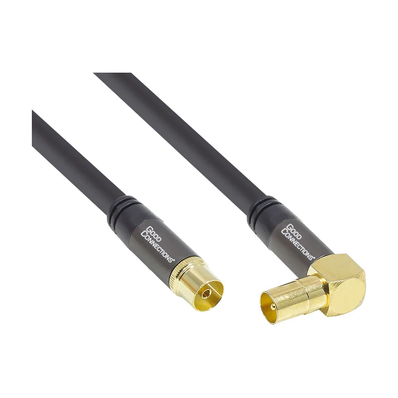Alcasa GC-M2073 cable coaxial RG-6/U 2 m IEC/Koax
