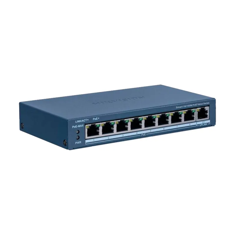 Switch PoE Gigabit de 9 Puertos DS-3E1309P-EI/M