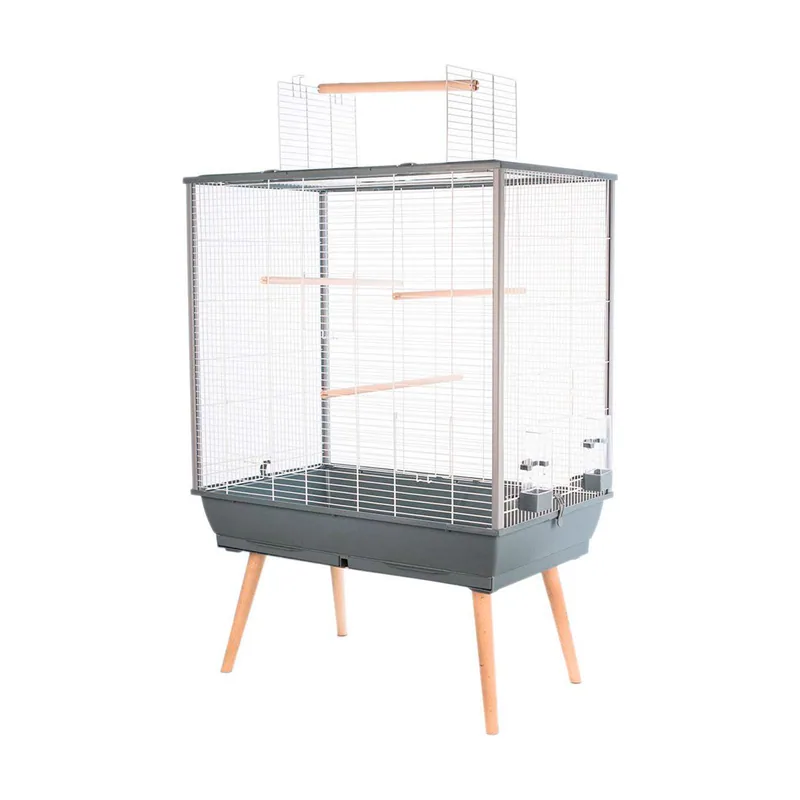 Zolux 8 KG Neo Jili XL Jaula con percha exterior para pájaros