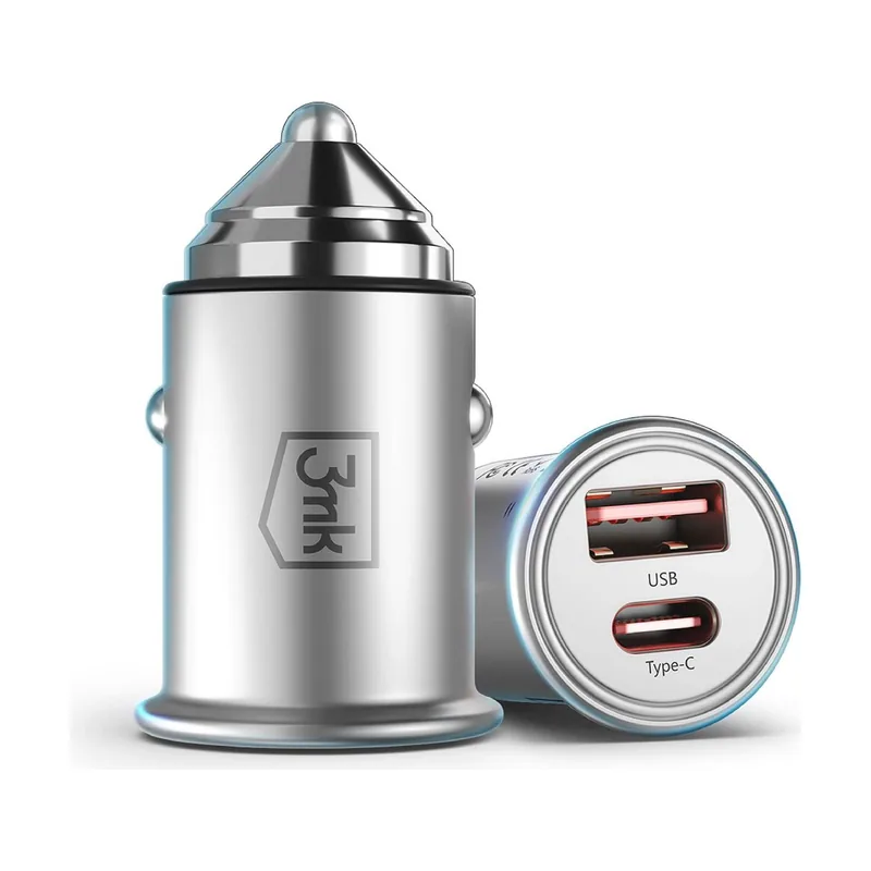 Cargador de Coche Hyper Car 45W 1xUSB-C 1xUSB-A