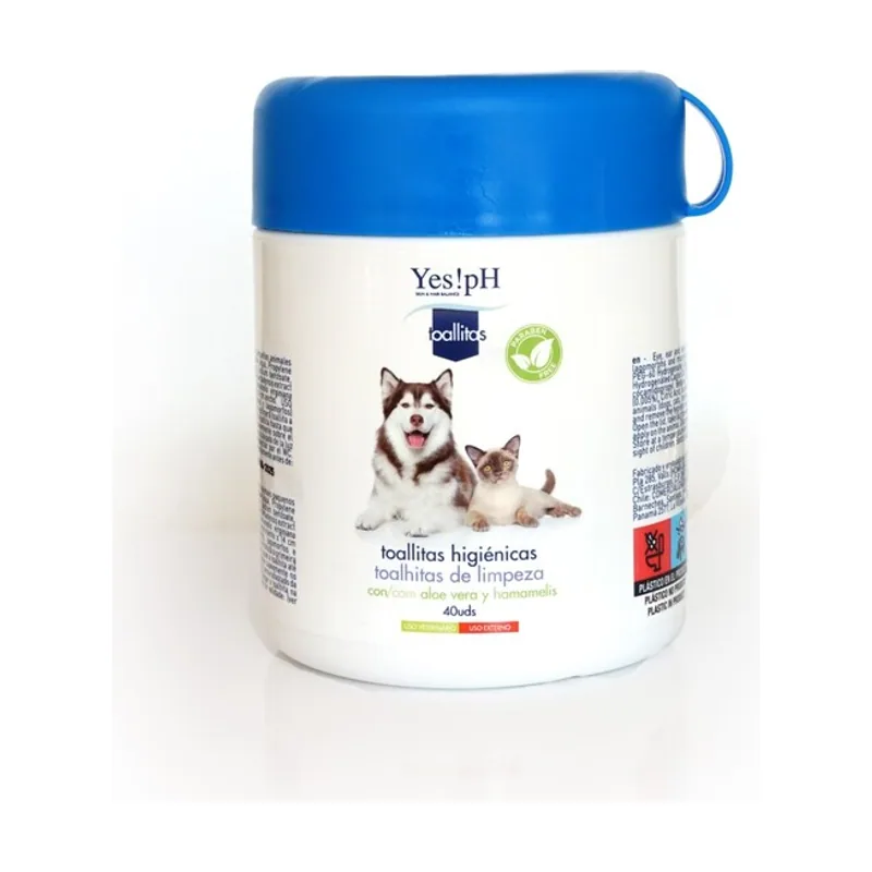 Toallitas Húmedas Limpiadoras para perros y gatos