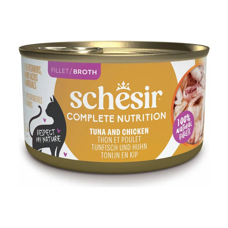 Schesir Complete Nutrition filete en caldo 24 x 85 g
