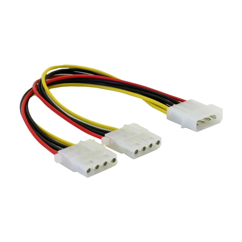 Y-Cable Power > 2x 4pin Molex 0,11 m