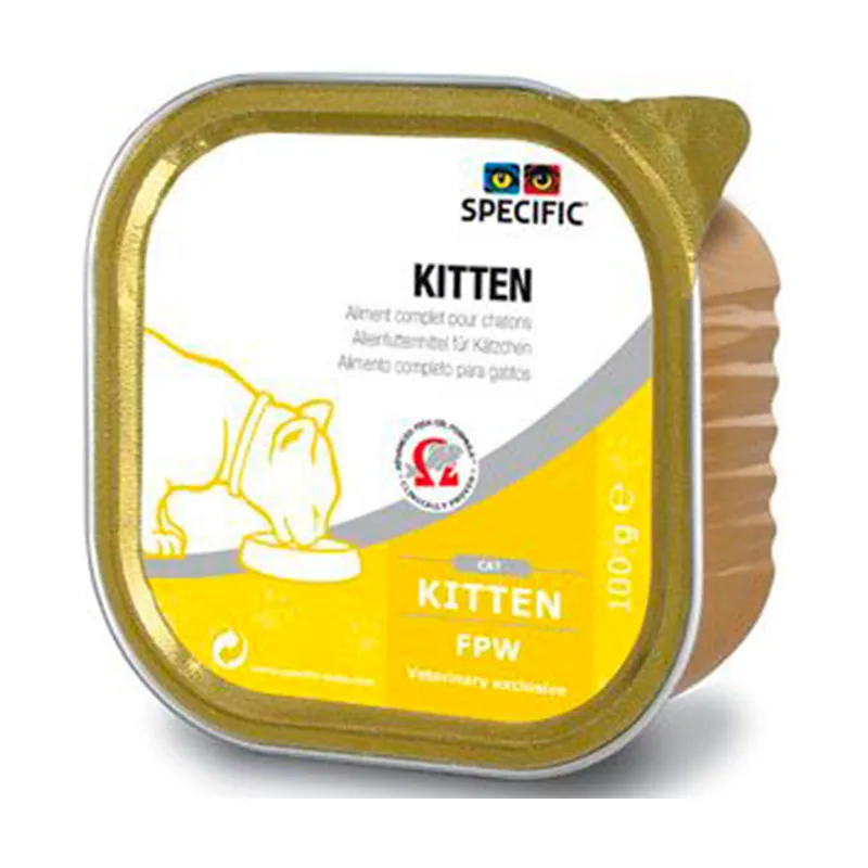 Specific 100 g Kitten FPW tarrinas para gatos