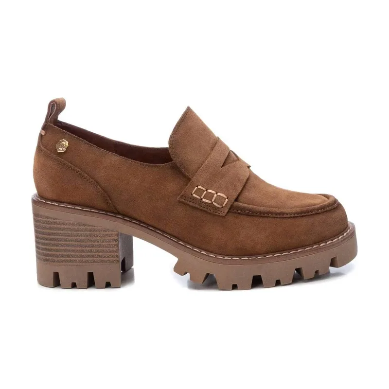 Mocasines de serraje 161109 16110901-CAMEL