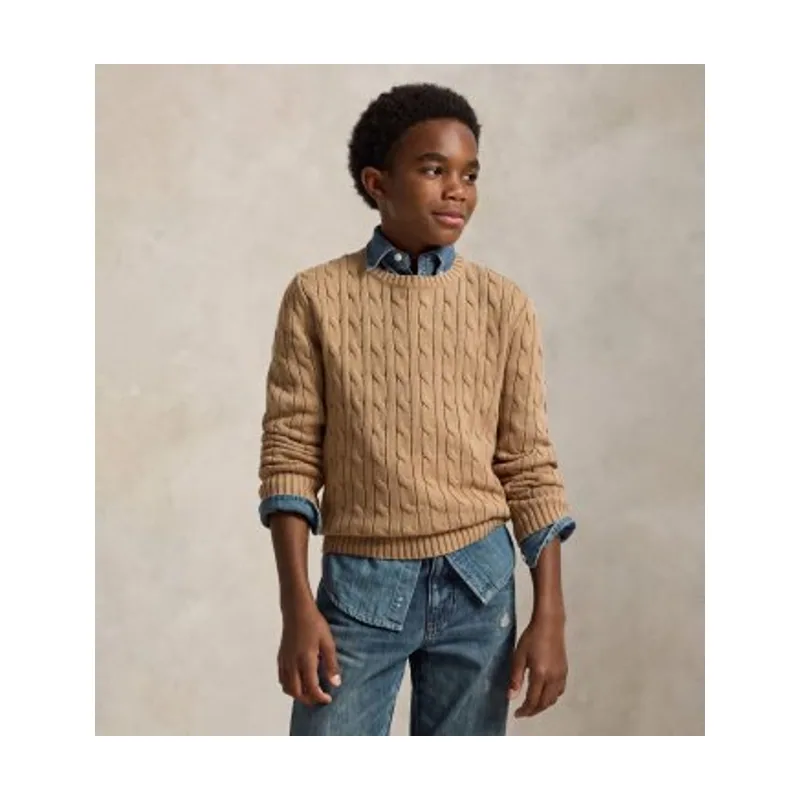 Jersey de algodón en punto de ochos 323702674082