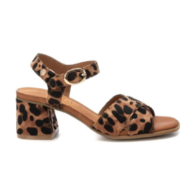Sandalias de piel 162192 16219208-LEOPARDO