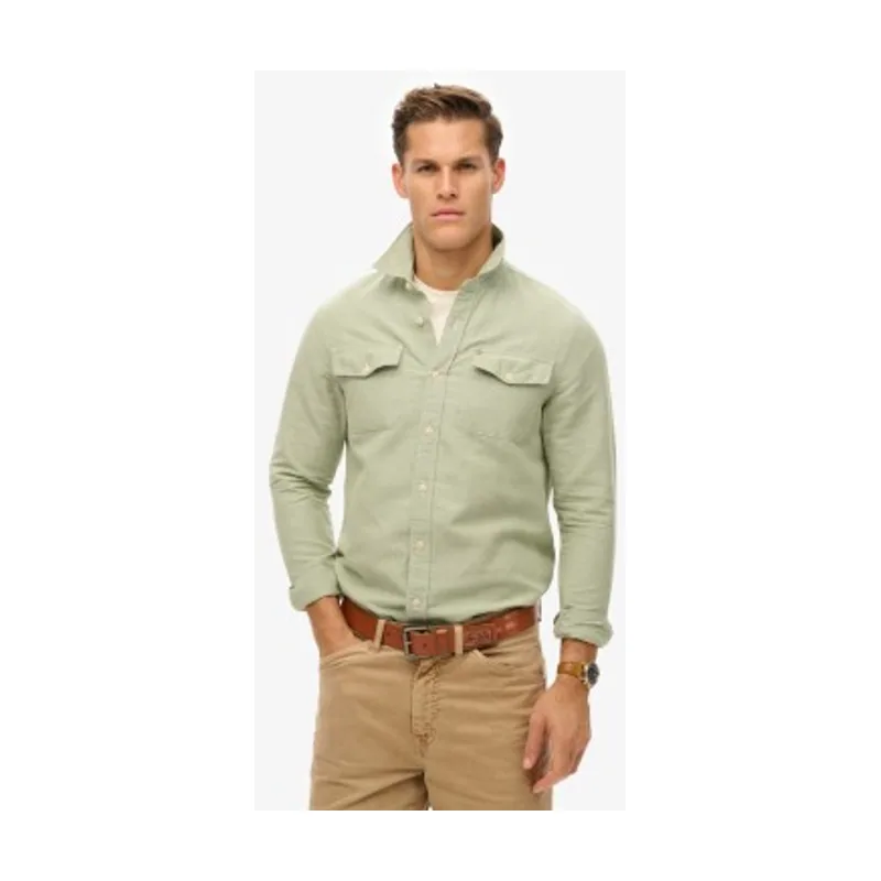 Camisa de trabajo Merchant Linenblend M4010924A