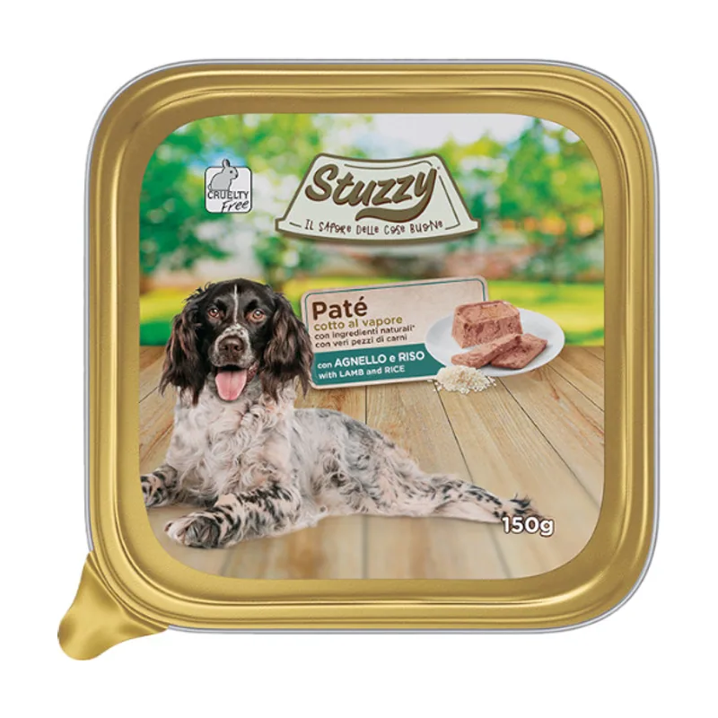 Stuzzy 150 g cordero con arroz tarrina
