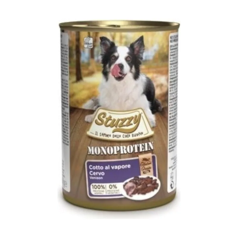 Stuzzy 400 g Monoprotein Ciervo lata