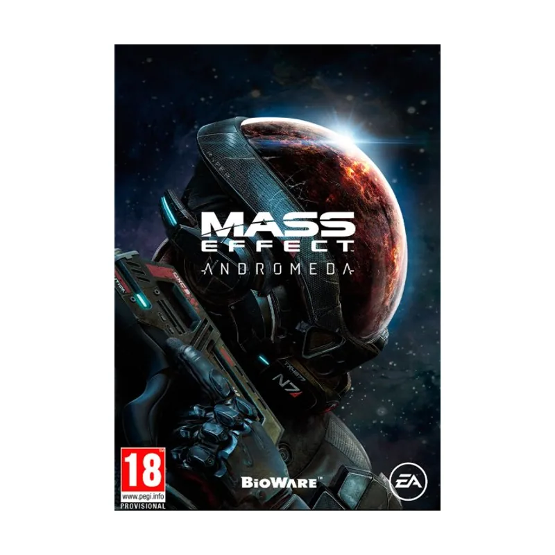 Mass Effect Andrómeda La caja contiene un código descarga Origin
