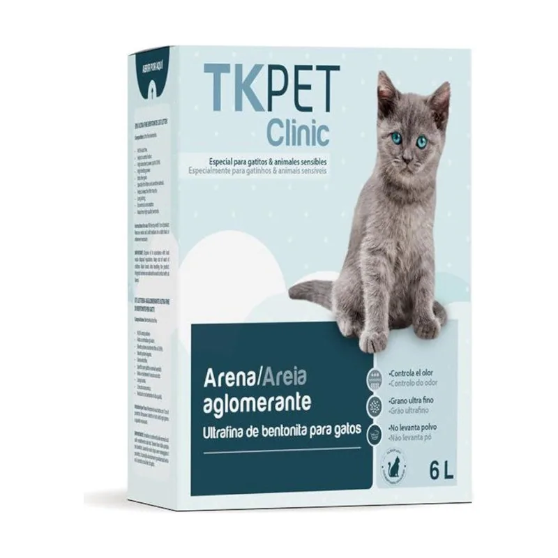 TK-Pet 6 L Clinic Arena Ultrafina para gatos