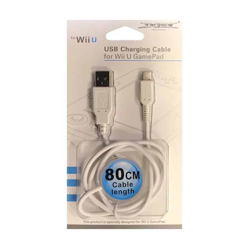 Cable de Carga para Mando de Nintendo Wii U