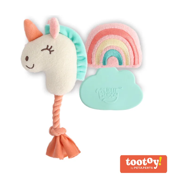 Tootoy! Puppy Unicorn Set de juguetes para perros