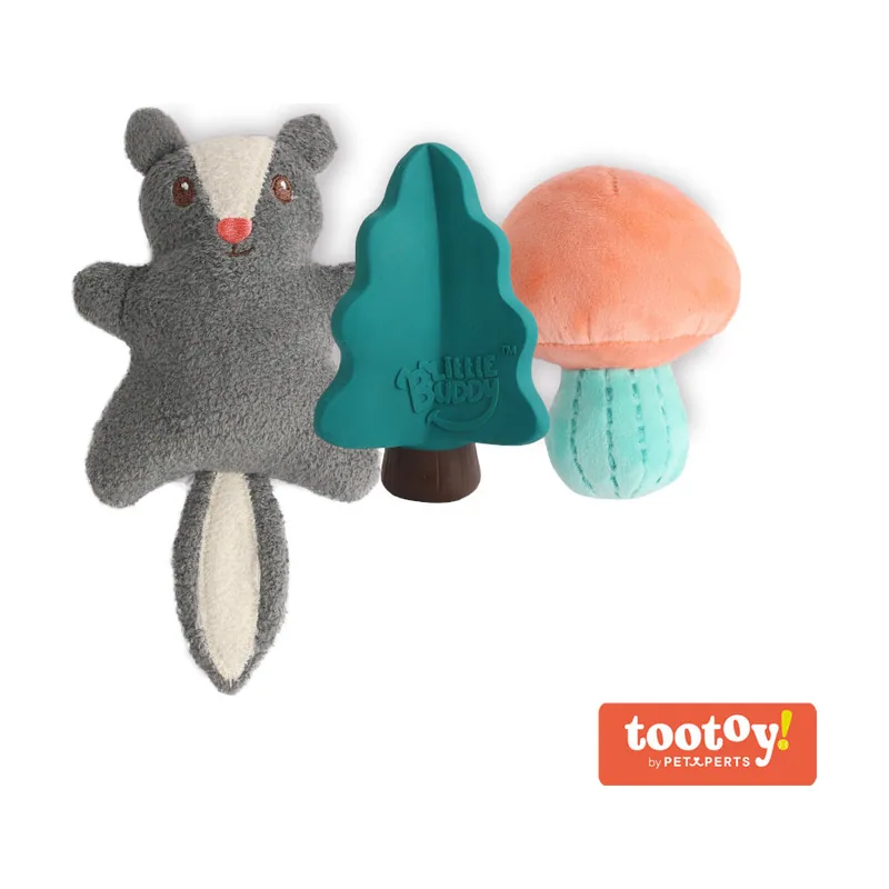 Tootoy! Puppy Woodland Set de juguetes para perros