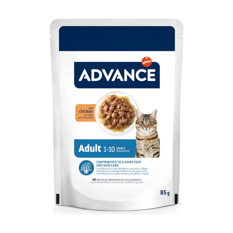 Advance 85 g Adult Bocaditos con Pollo en salsa sobre