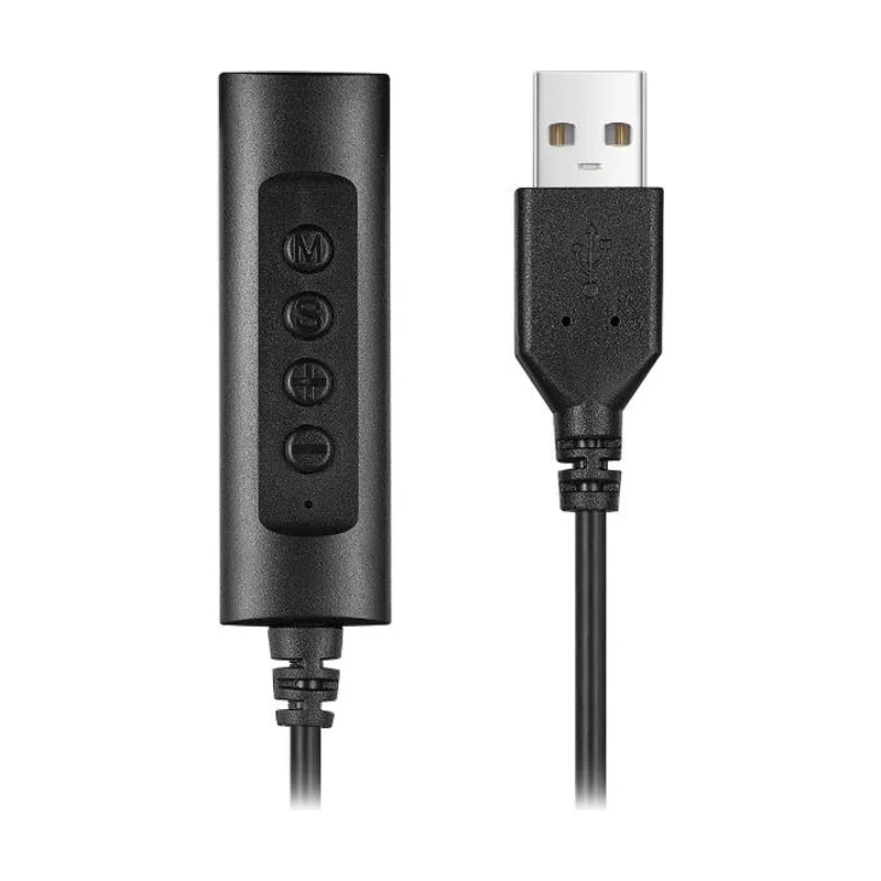 HHEADA-UA cambiador de género para cable USB-A 3,5mm