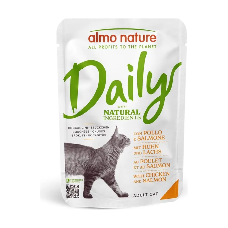 Almo Nature 70 g Adult Daily Salmón