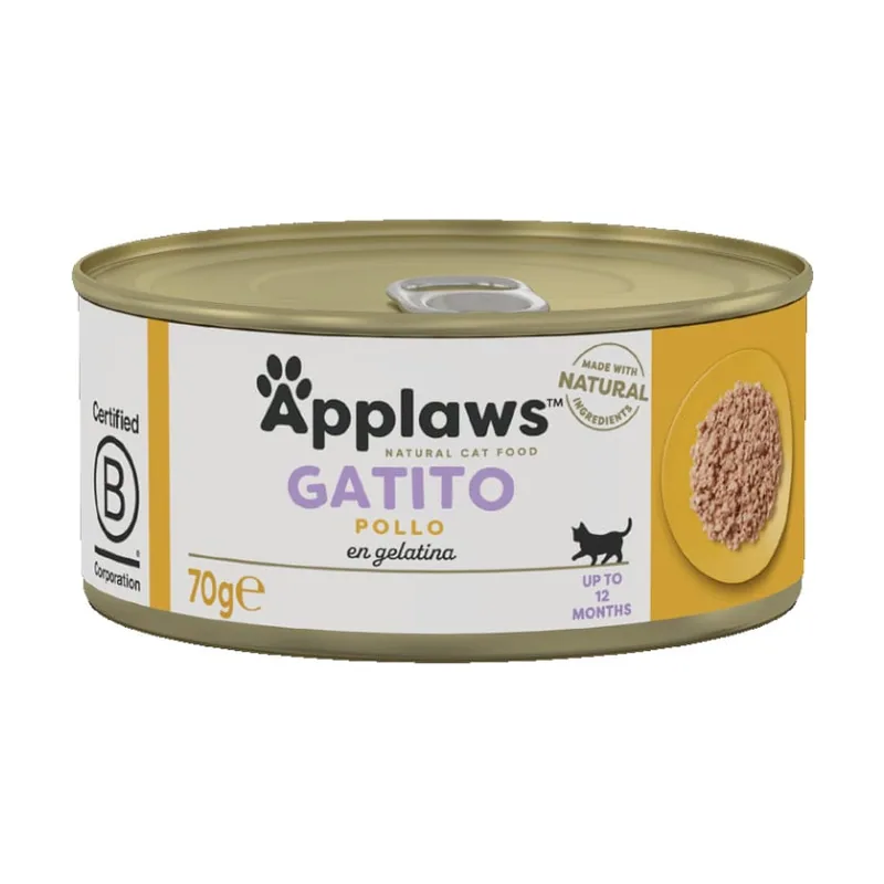 Applaws 70 g Kitten Pollo en Gelatina lata