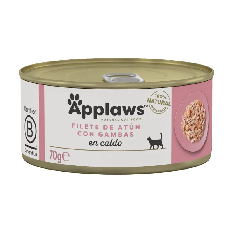 Applaws 70 g Atún y Gambas lata