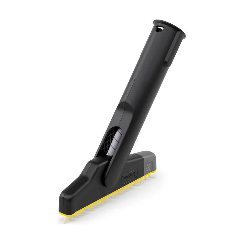 Cepillo para juntas XXL con articulación flexible y tira de cepillos sustituible para limpiezas higiénicas de juntas de baldosas. Accesorio para limpiadoras de vapor de Kärcher