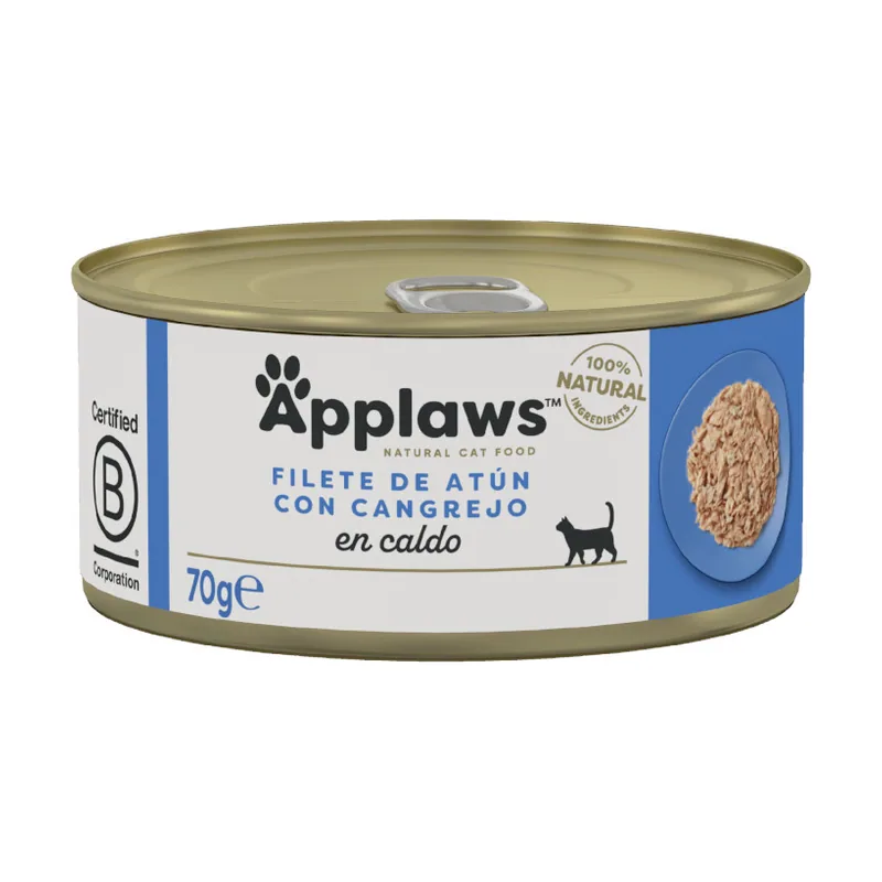 Applaws 70 g Atún y Cangrejo lata