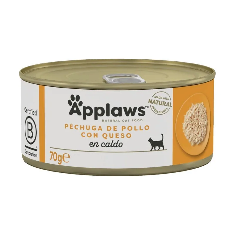 Applaws 70 g Pollo con Queso lata