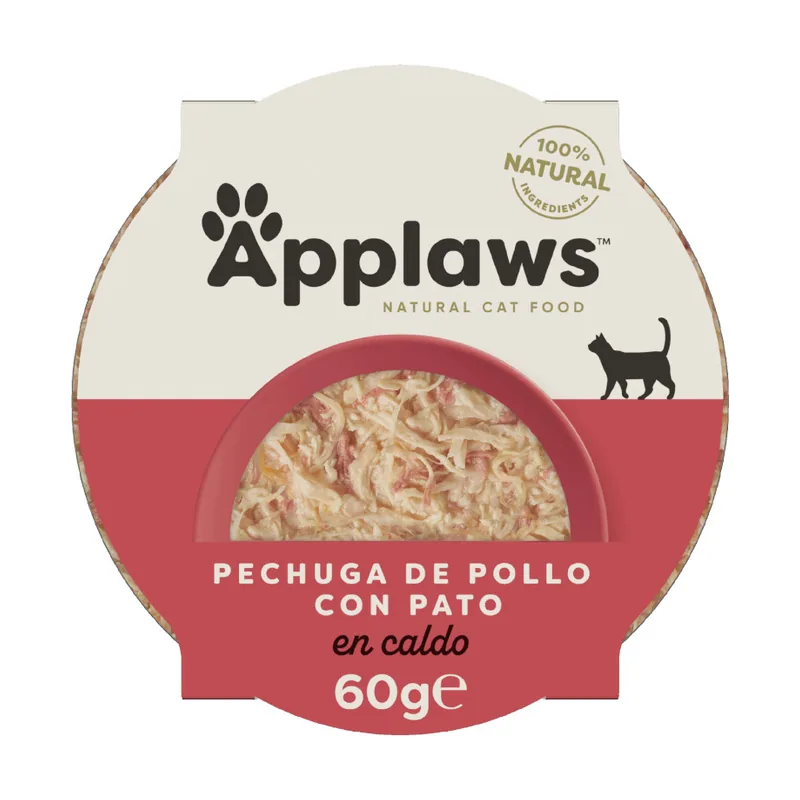 Applaws 60 g Pollo y Pato tarrina