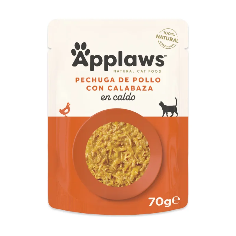 Applaws 70 g Pollo y Calabaza sobre
