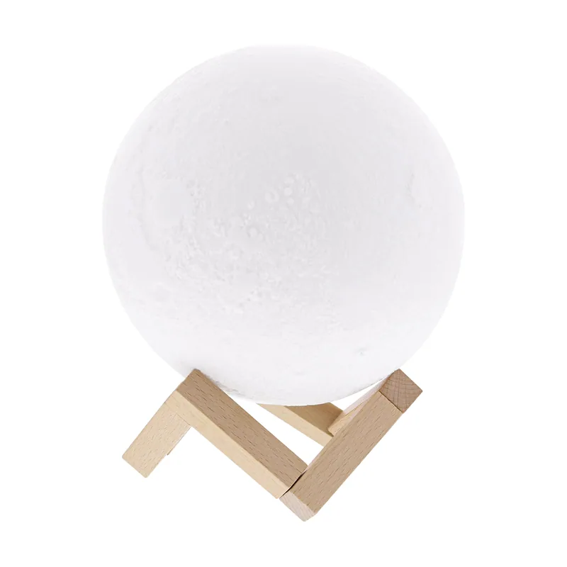 Altavoz Bluetooth luminoso con diseño luna
