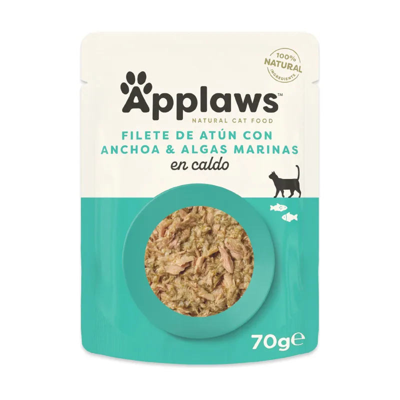 Applaws 70 g Atún y Anchoas sobre