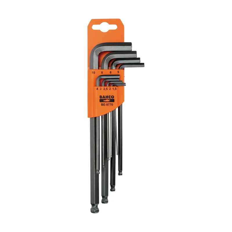 Llaves tipo allen hexagonales con bola1.5 mm 10 mm