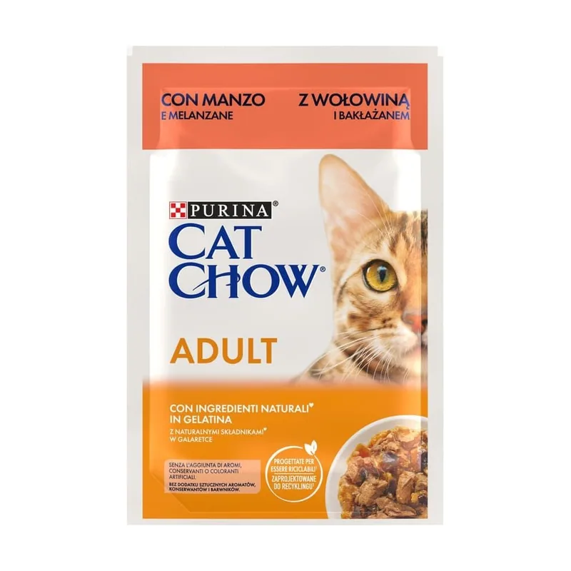 Cat 85 g Chow Buey en Gelatina sobres