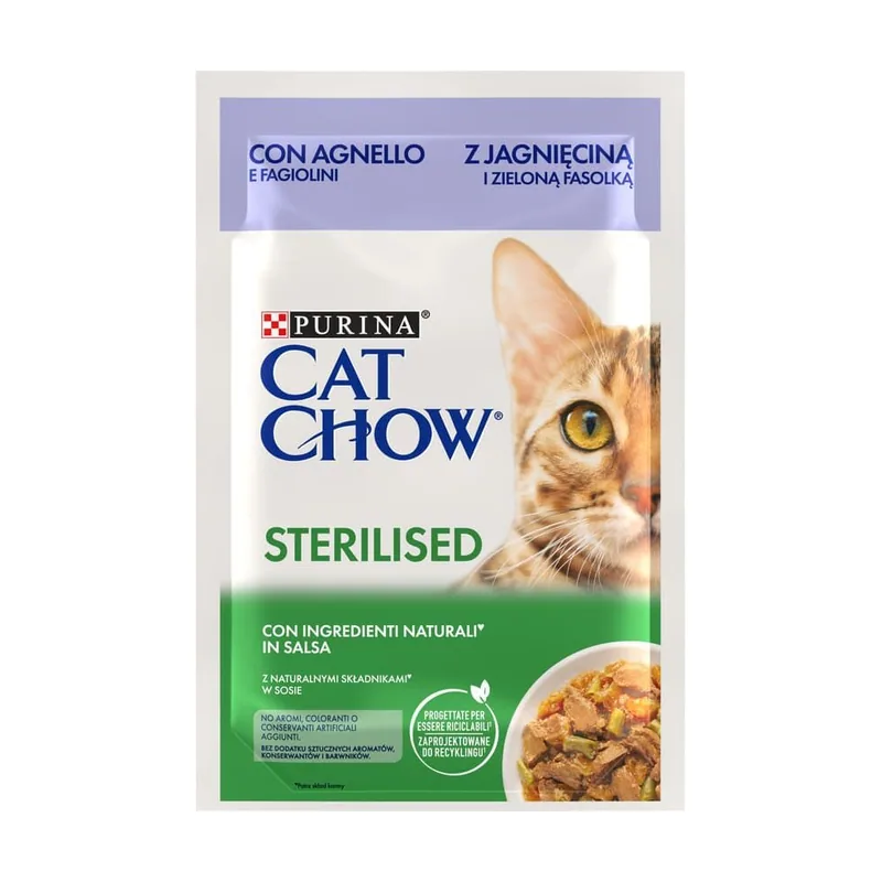 Cat 85 g Chow Sterilised cordero sobre