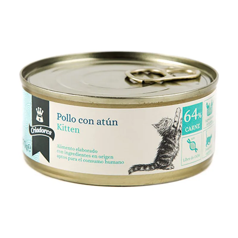Criadores 170 g Kitten Pollo y Atún lata