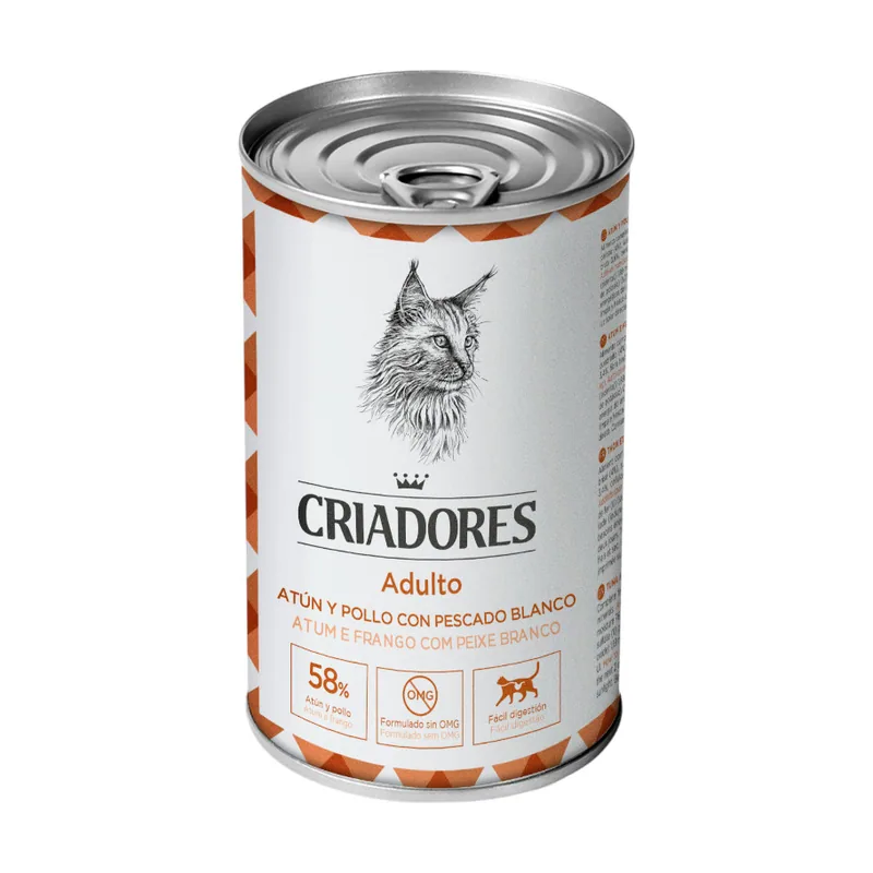 Criadores 400 g Adultos Atún y Pollo lata