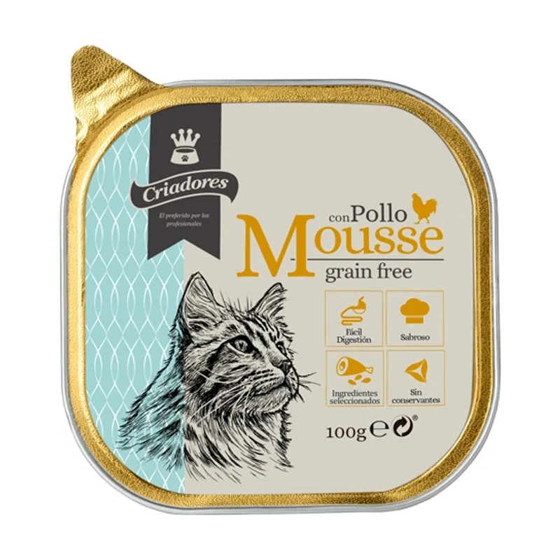 Criadores 100 g Grain Free Mousse de Pollo tarrina