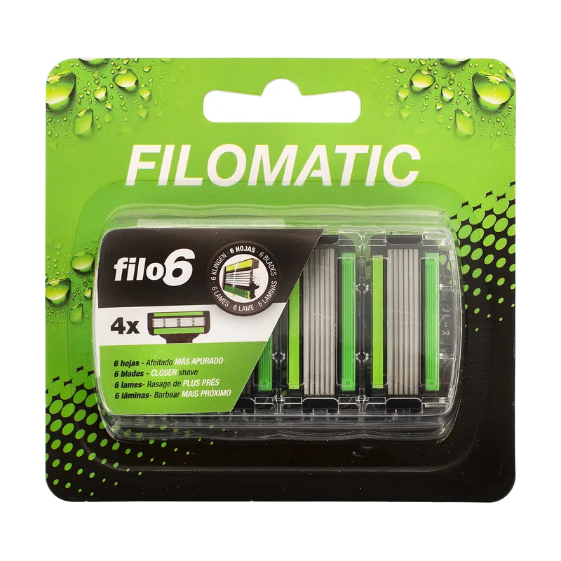 Filo6 Pack 4 Cuchillas de Recambio