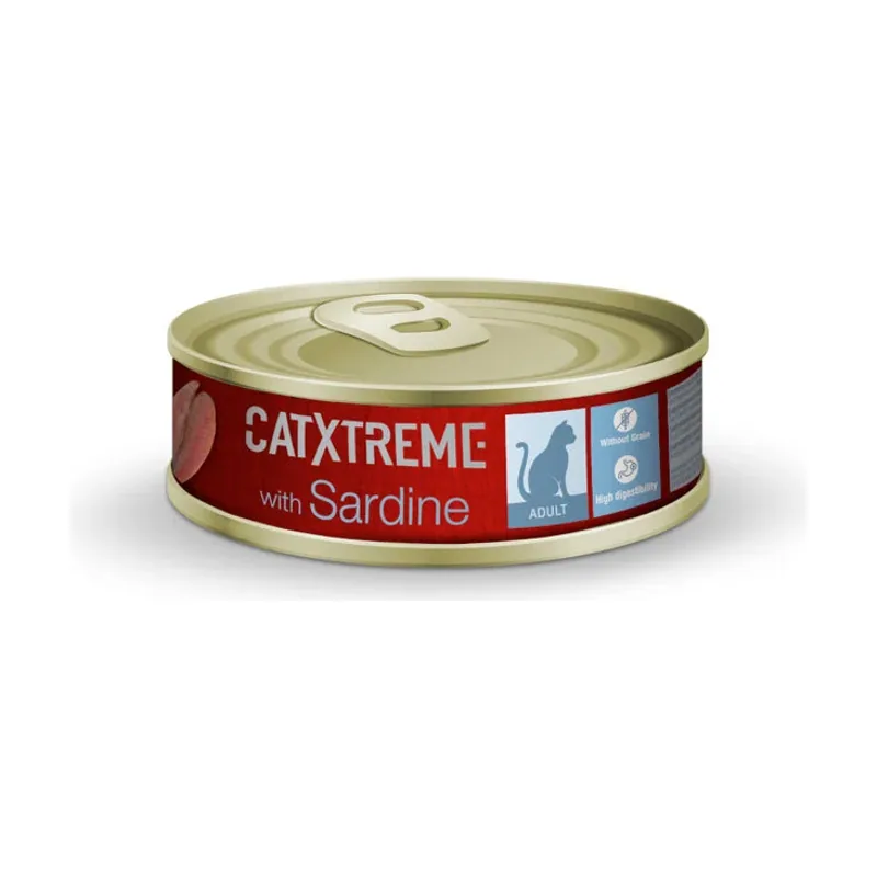 Catxtreme 170 g Sterilised Sardina en paté lata