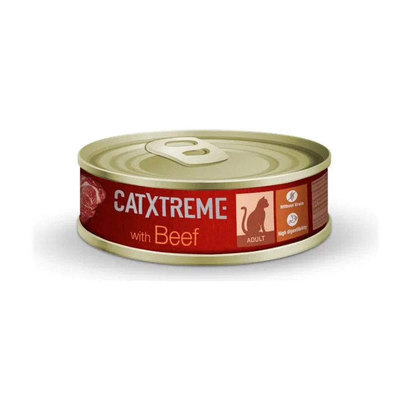 Catxtreme 170 g Sterilised Ternera en paté lata