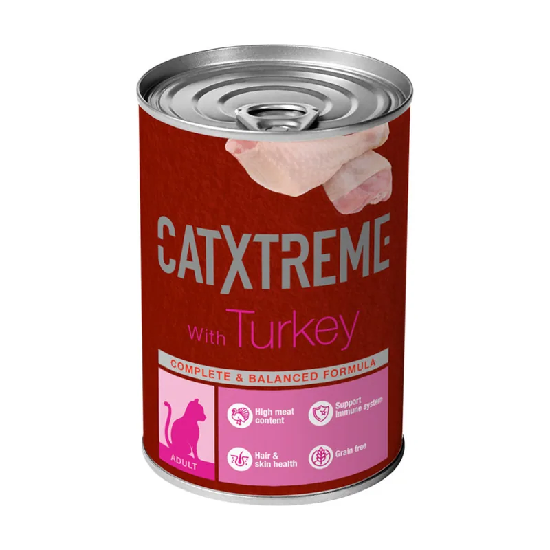 Catxtreme 395 g Pavo en paté lata