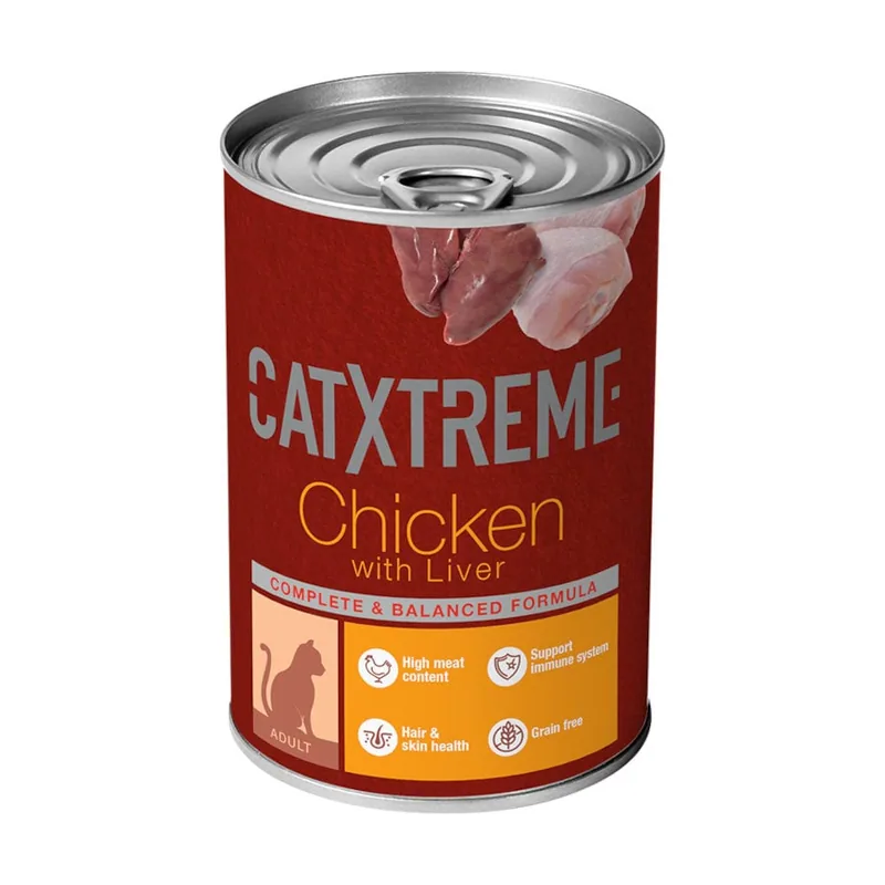 Catxtreme 395 g Pollo con Hígado en paté lata