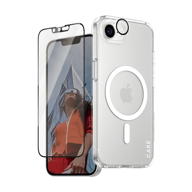 CARE Flagship 3-in-1 Bundle iPhone SE 2025 Protector